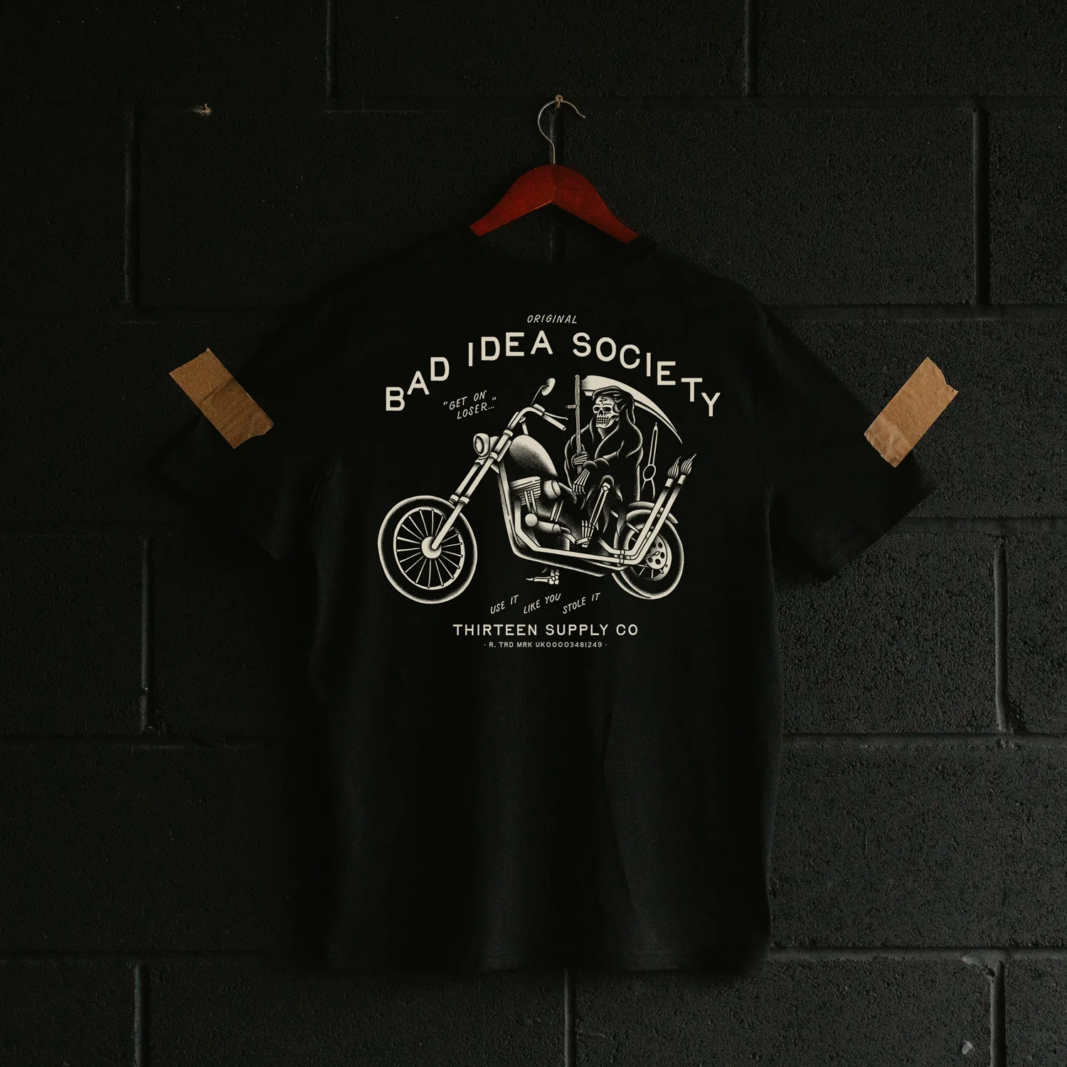 BAD IDEA SOCIETY - BLACK UNISEX T-SHIRT
